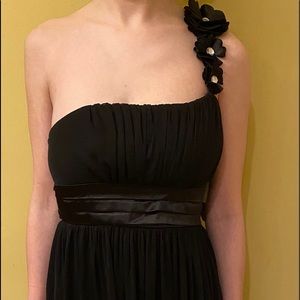 Chiffon off the should dress